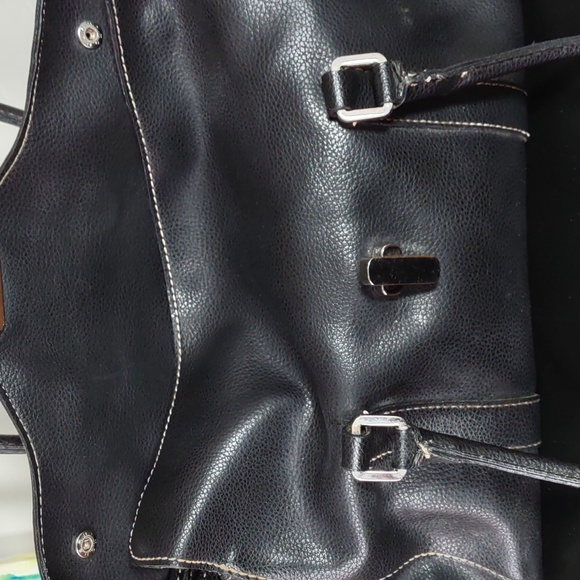 Pebbled Faux Leather Bag - Picture 6 of 10